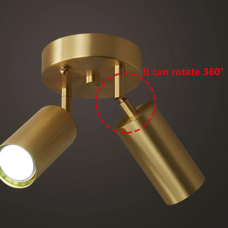 plafonnier led moderne avec projecteurs luminaire09 - vue 7 sur 9