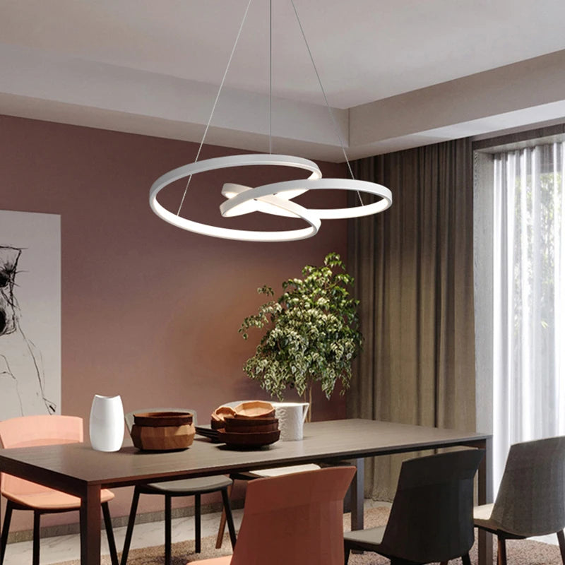 lampe suspendue led qiyimei pour bar cuisine décoration intérieure