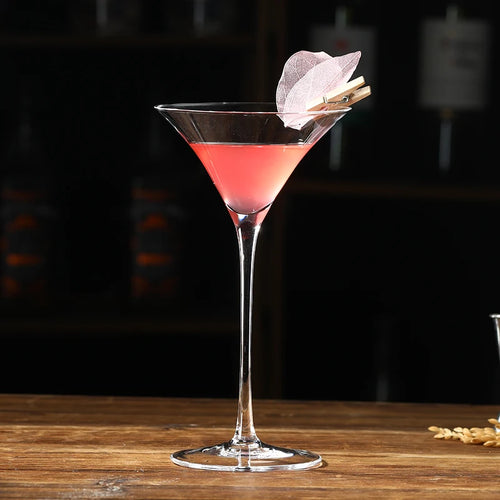 Verres a pied style cocktail champagne martini vin