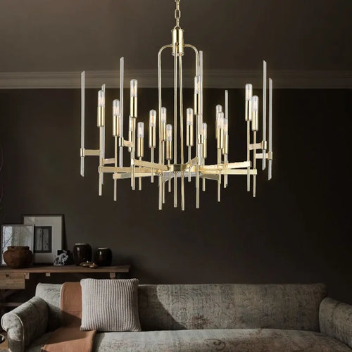 lustre de luxe post-moderne nordique pour restaurant et villa