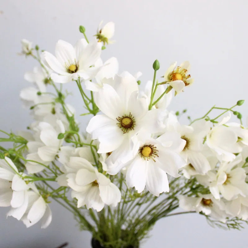 fleur artificielle de camomille pour décoration de mariage et fête - vue 2 sur 12