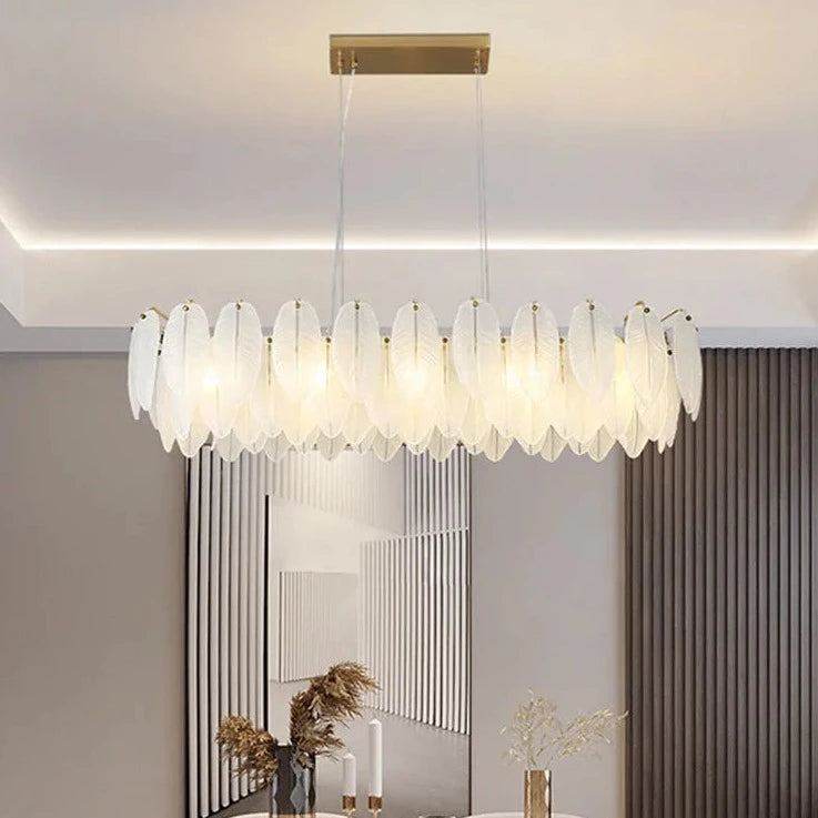 Lustre design moderne en verre - vue 4 sur 13