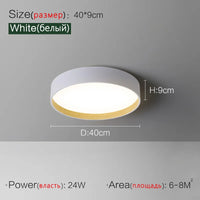 plafonnier led minimaliste aspect grain de bois