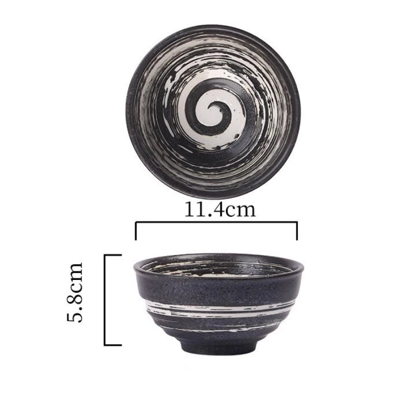 bol céramique corne japonaise 45 pouces design artisanal