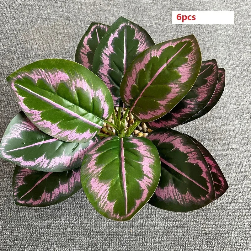 feuilles de phénix artificielles décoration verte en plastique - vue 21 sur 40