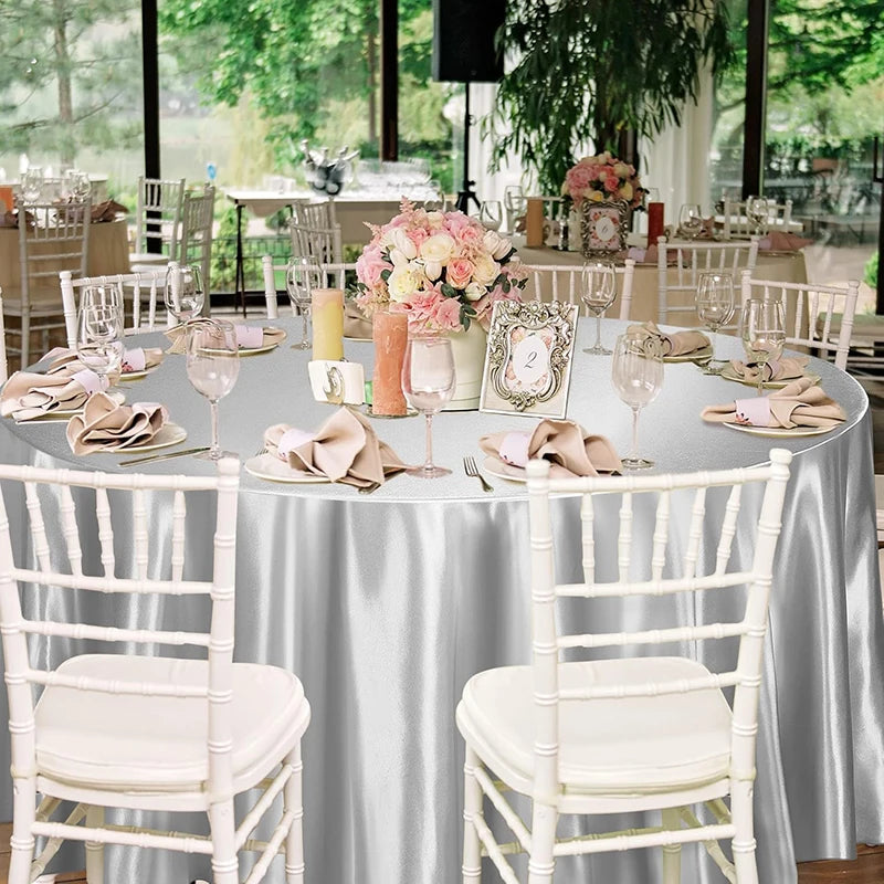 Nappe satin douce et soyeuse pour table fete