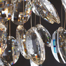 lustre en cristal de luxe pour décoration intérieure élégante