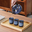 service à thé gongfu japonais porcelaine filtre intégré
