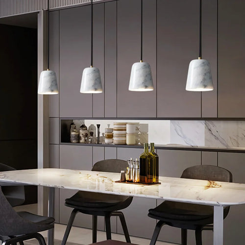 suspension en marbre de luxe pour décoration intérieure