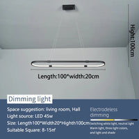 NEO Gleam minimaliste moderne lustre pour salle à manger cuisine Bar mode lustres courrier gratuit suspension LED lustre éclairage