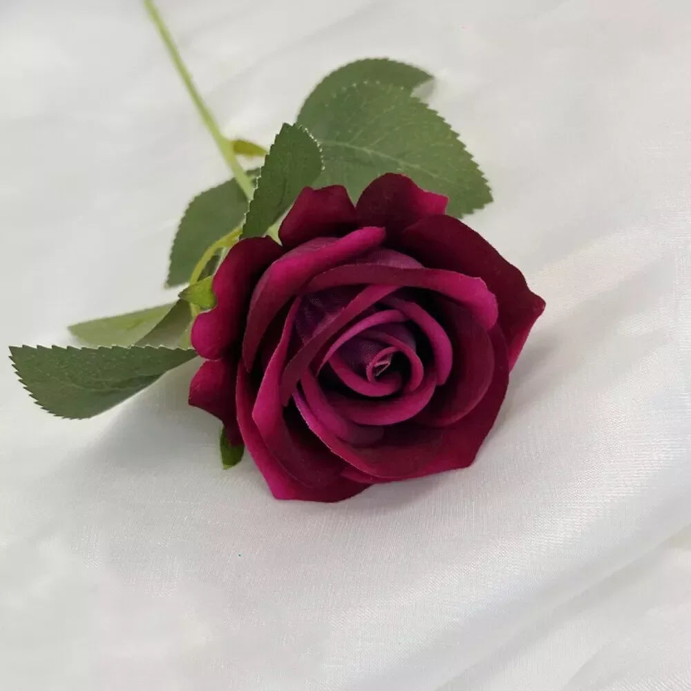rose artificielle en soie pour décoration de mariage et événements - vue 26 sur 28