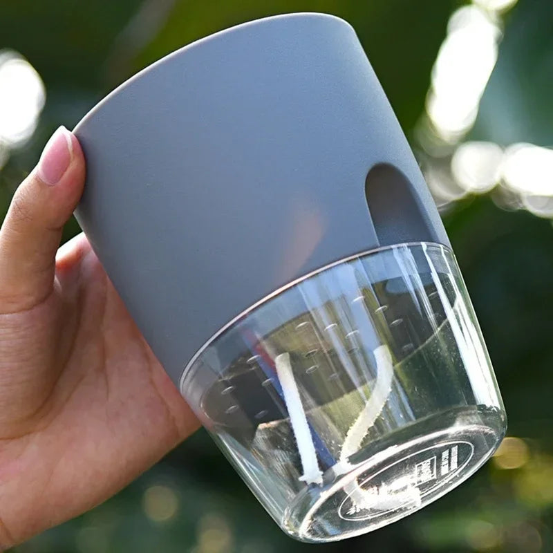 pot de fleurs auto-arrosant en plastique pour plantes succulentes - vue 6 sur 14