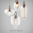 Suspension LED au Design nordique moderne en verre