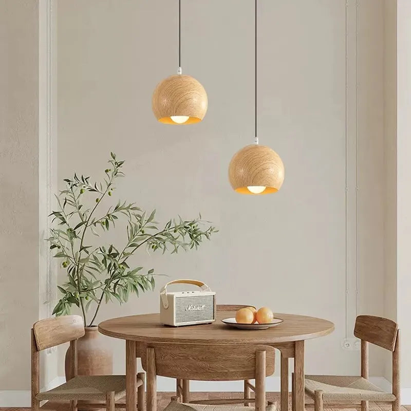 Suspension LED au style nordique E27 - vue 5 sur 8