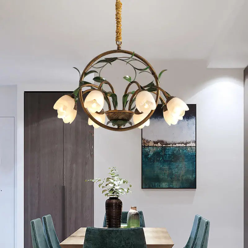 suspension vintage nordique pour villa et hôtel style français - vue 3 sur 8