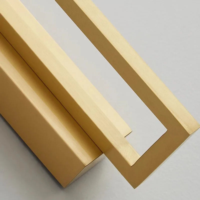 applique murale minimaliste en laiton à intensité variable - vue 6 sur 8