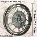 horloge murale mobile en métal décoration intérieure élégante et durable