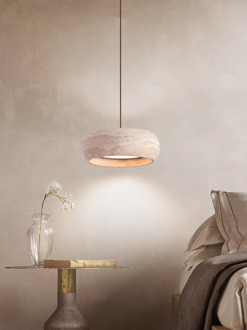 lustre japonais wabi-sabi en pierre pour décoration intérieure vintage