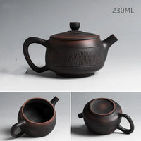 Theiere kung fu artisanale en ceramique petite 250ml