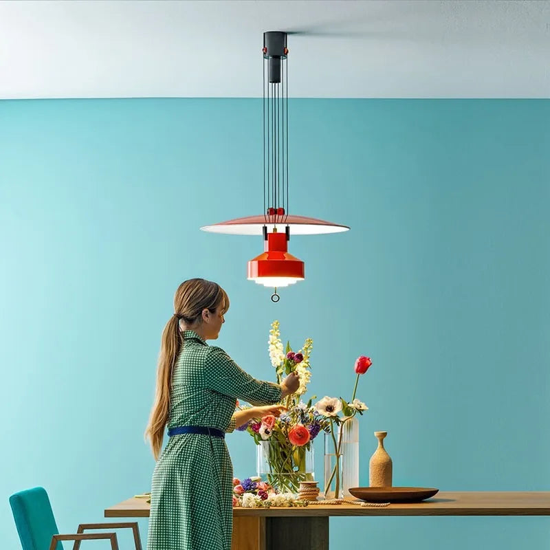 lustre suspendu nordique réglable pour intérieur élégant - vue 3 sur 14