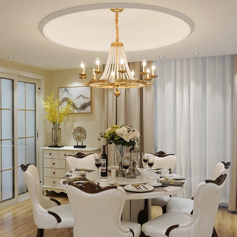 lustre cristal suspendu lumineux pour décoration intérieure élégante - vue 6 sur 18