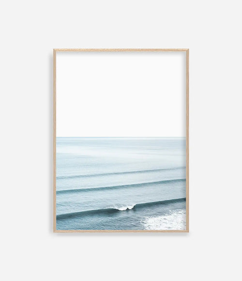 affiche de photographie de vagues océan paysage marin décoration murale