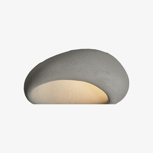 Plafonnier design incurvé style japonais Akane