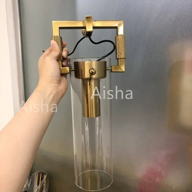 applique murale en verre style industriel rétro pour intérieur - vue 7 sur 9