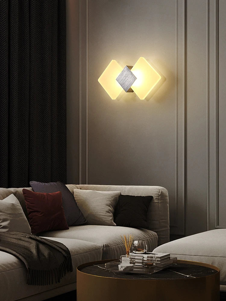 applique murale led nordique créative simple moderne escaliers - vue 6 sur 8