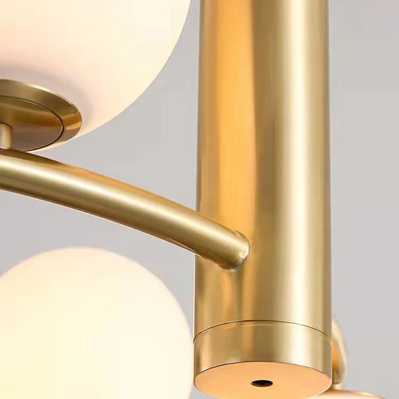 suspension moderne en verre avec fil réglable pour foyer