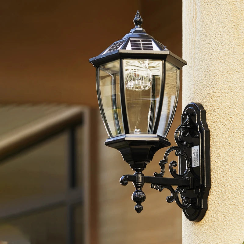 lampe solaire extérieure pour éclairage de jardin et allée - vue 3 sur 14