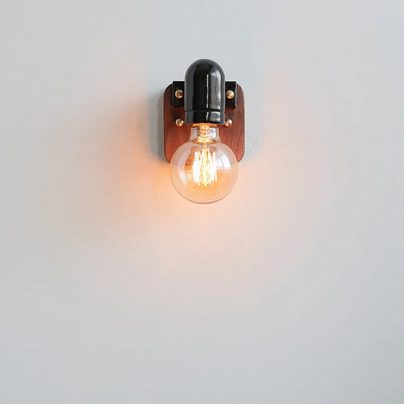 applique murale vintage industrielle en céramique led pour décoration