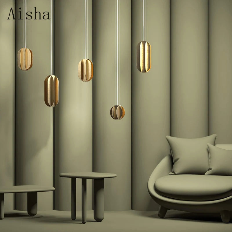 suspension en cuivre moderne pour éclairage décoratif intérieur - vue 3 sur 9