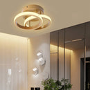 Plafonnier en métal lustre moderne haute luminosité porche lampe d'entrée lampe de plafond à économie d'énergie pour salon chambre