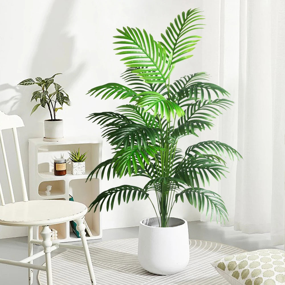 grand palmier tropical artificiel pour décoration intérieure et extérieure - vue 3 sur 8