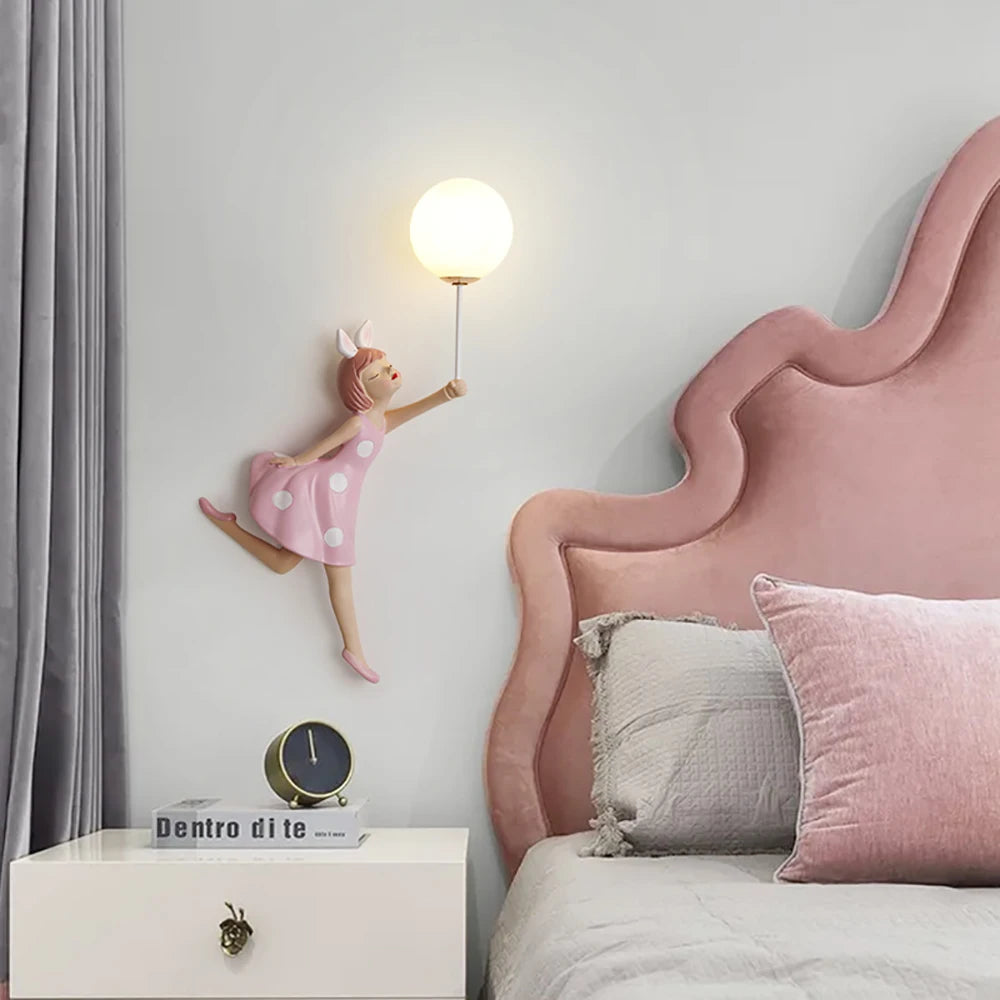 Applique murale 3d dessin animé pour fille décoration chevet - vue 2 sur 15