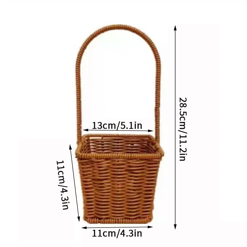 panier de rangement tissé à la main pour divers usages - vue 14 sur 17