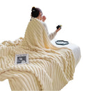 Plaid épais doux en corail pour canapé chambre
