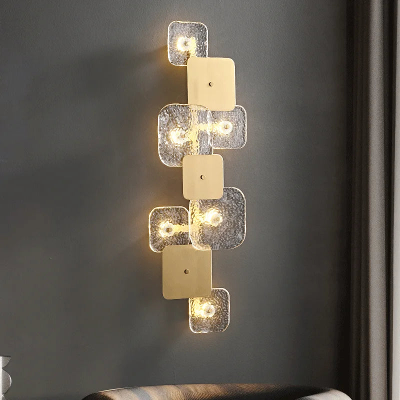 applique murale led cuivre design pour éclairage décoratif moderne - vue 2 sur 9