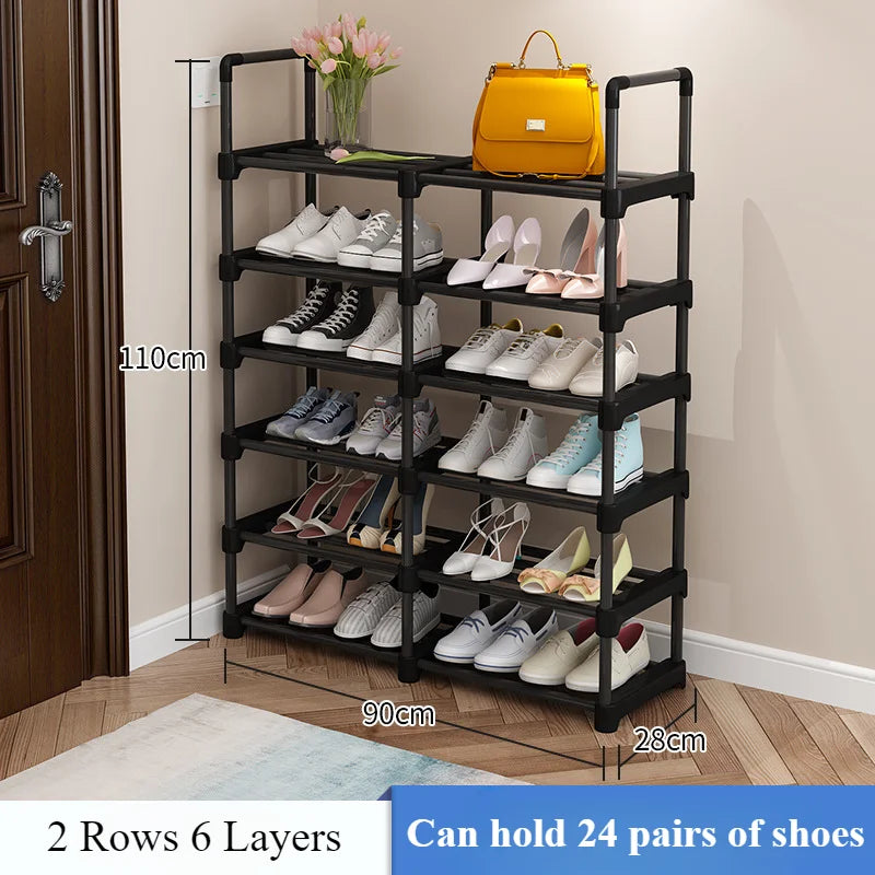 étagère à chaussures amovible multicouche pour rangement pratique - vue 11 sur 11