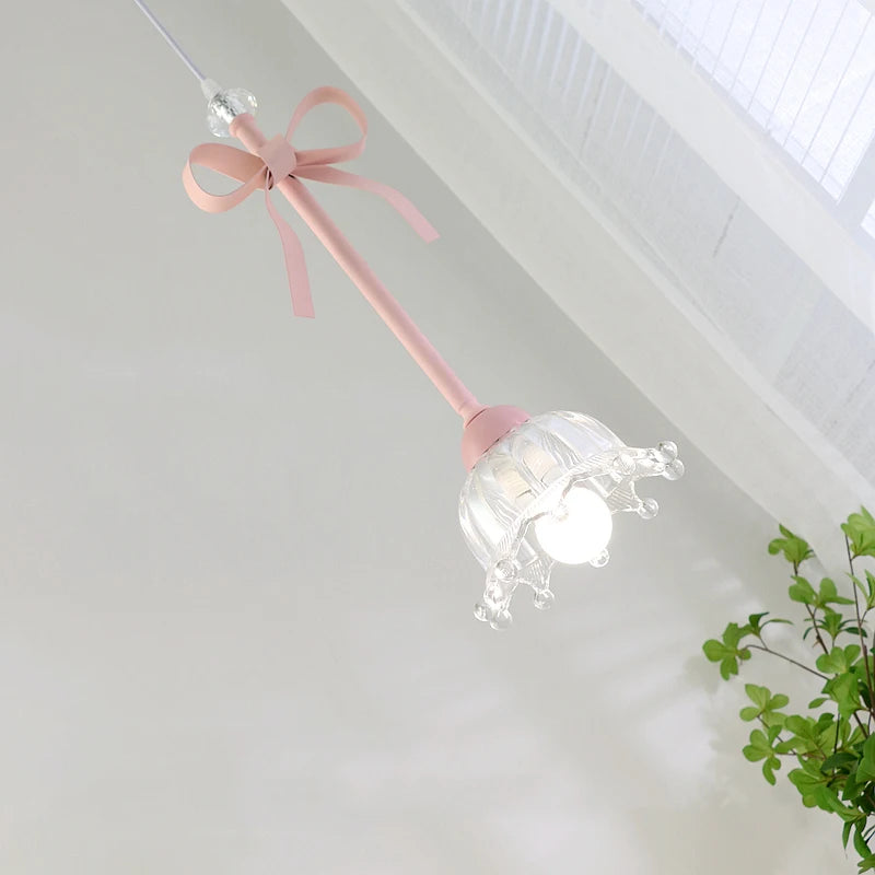 suspension romantique en verre pour décoration élégante - vue 4 sur 10