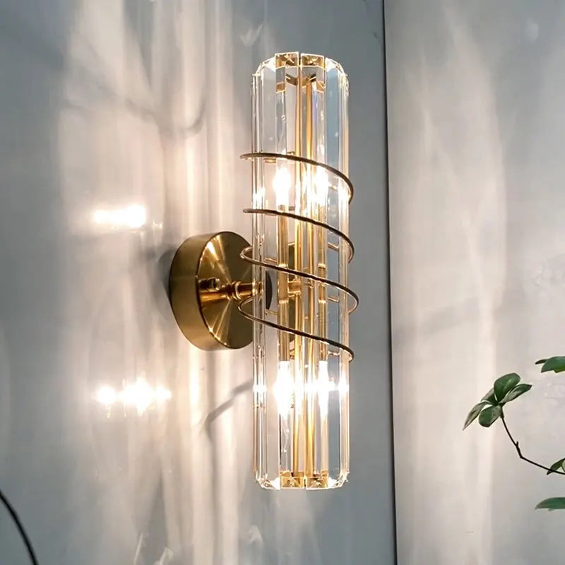 applique murale led cristal post-moderne simple décorative - vue 4 sur 7