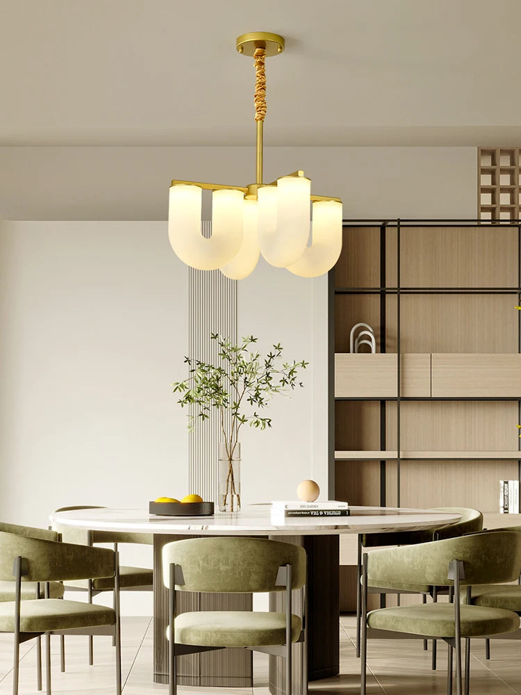 suspension led design nordique en fer pour intérieur moderne - vue 4 sur 10