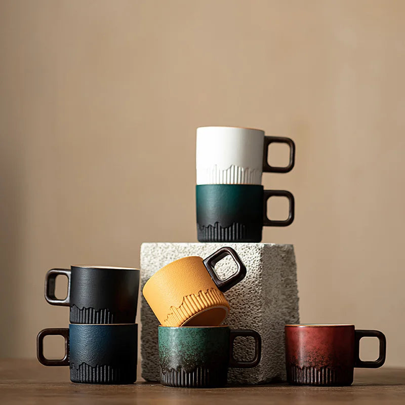 Tasse à thé céramique 70 ml mini minimaliste