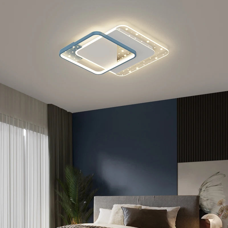 plafonnier moderne à leds pour éclairage intérieur décoratif - vue 3 sur 20