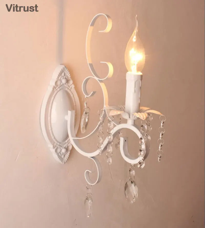 Applique murale Vintage en cristal - vue 5 sur 10