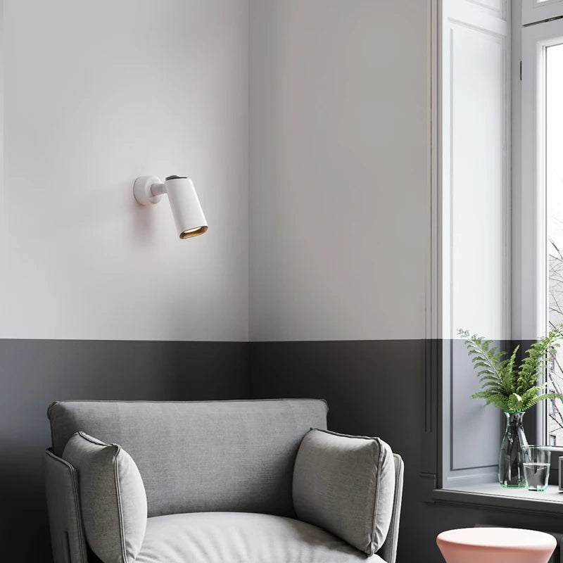 applique murale led moderne réglable rotative pour lecture et décoration - vue 5 sur 14