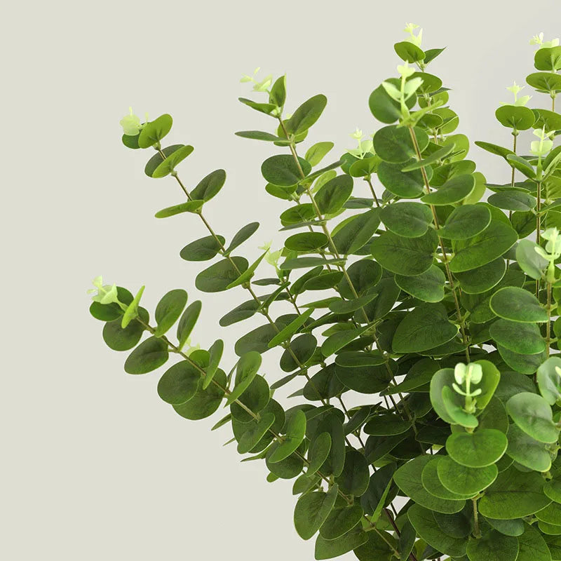 branche de plante artificielle en eucalyptus pour décoration intérieure et jardin - vue 6 sur 13