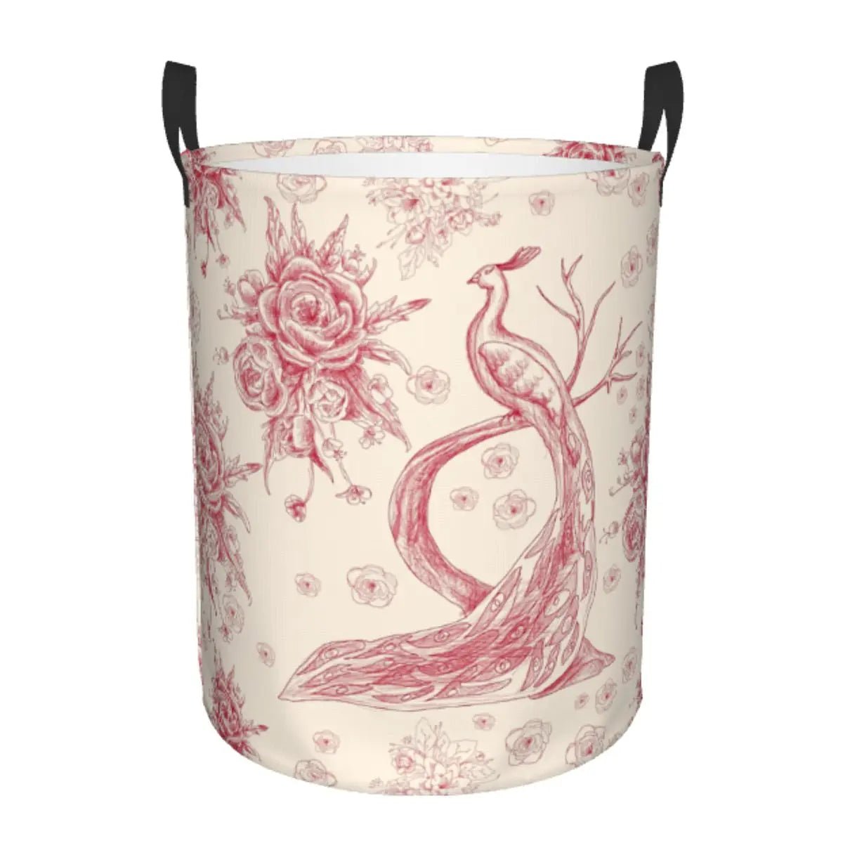 panier à linge pliable personnalisé classique en toile de jouy pour jouets - vue 23 sur 29