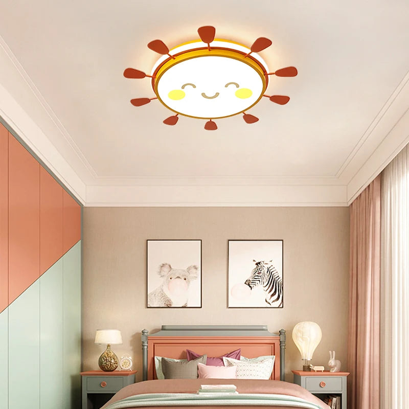 lampe de bureau ronde à led pour enfants et étude